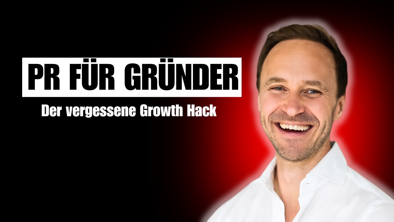 Thumbnail: #07 Er zeigt, wie Gründer in die Presse kommen - Florian Bamberg